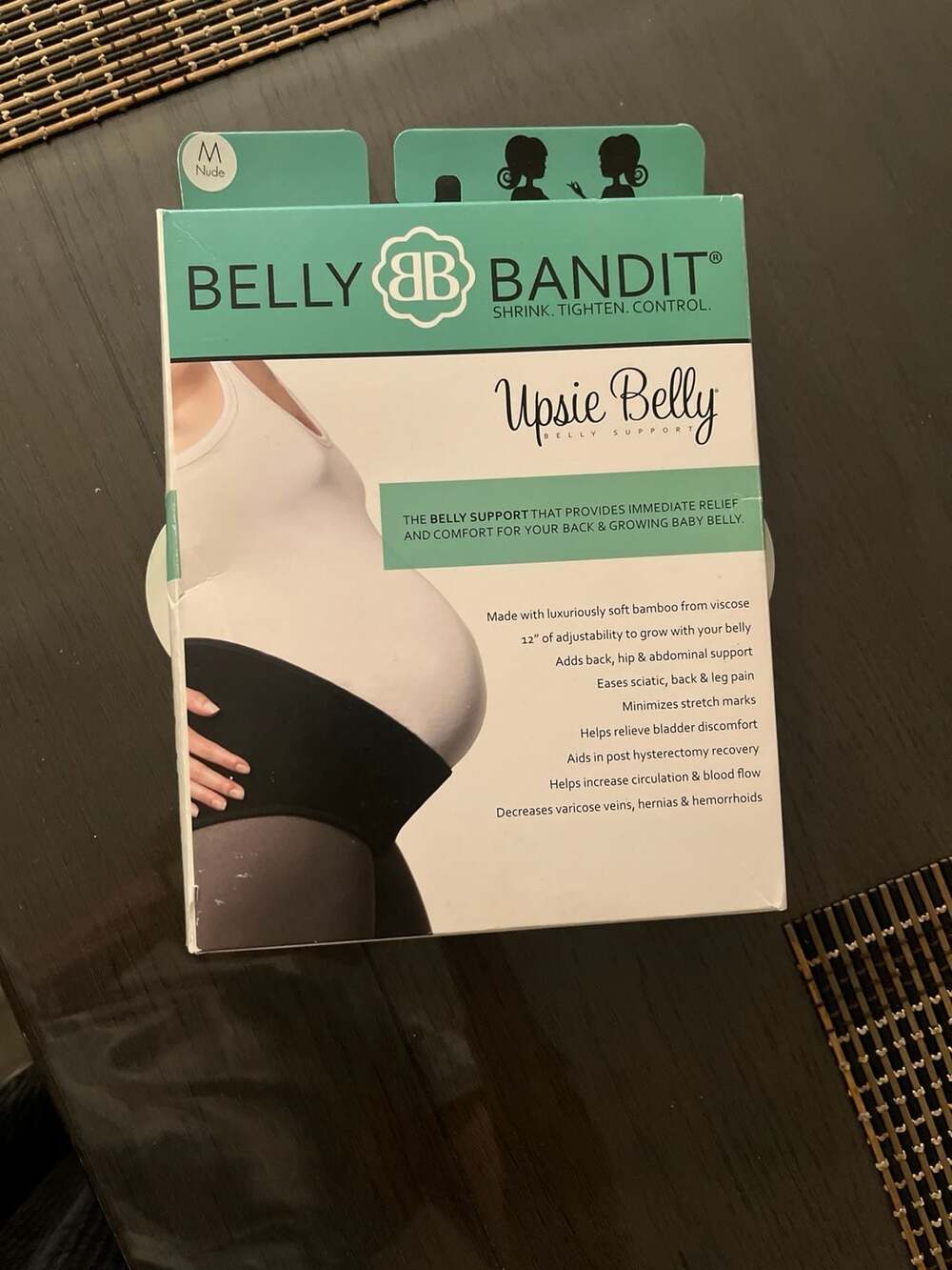 Belly Bandit Upsie Belly Support Band with Hot/Cold Pack - Nude Size Medium